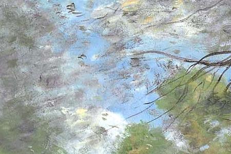 Фрагмент Ville d Avray - Le Cavalier la entr e du bois Painted in May 1873