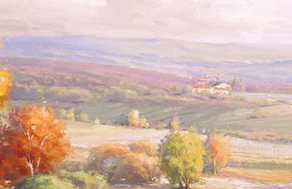 Фрагмент Vineyard View II