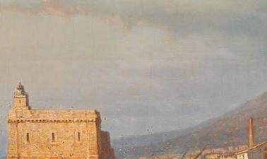 Фрагмент Волнующиеся море на закате