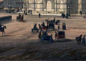 Фрагмент Vvedensky Cathedral of the life guards Semenovsky regiment in St. Petersburg in the 19th century