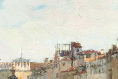 Фрагмент WEDDING DAY AT THE RIALTO BRIDGE, VENICE