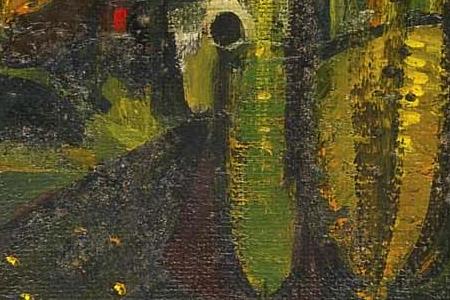 Фрагмент WET AUTUMN EVENING