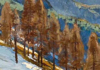 Фрагмент WIESEN NEAR DAVOS