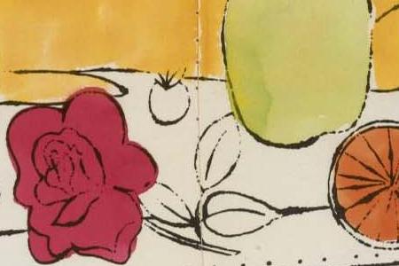 Фрагмент WILD RASPBERRIES в зеленых яблоках