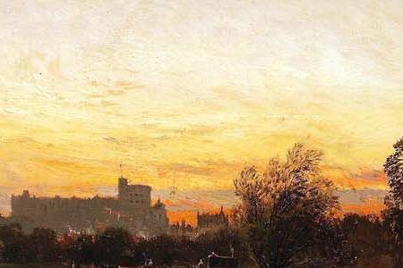 Фрагмент Windsor Castle from the tow path