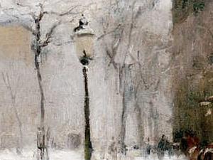 Фрагмент Winter in new york