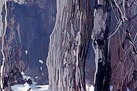 Фрагмент WINTER LANDSCAPE