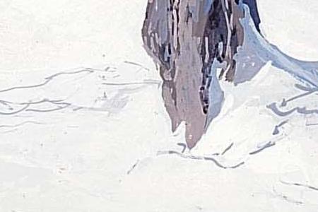 Фрагмент WINTER LANDSCAPE