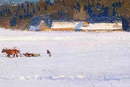 Фрагмент WINTER LANDSCAPE