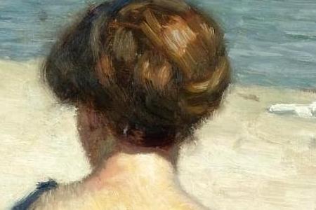 Фрагмент women on the beach at falsterbo