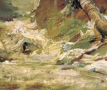 Фрагмент Закат солнца зимой