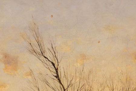 Фрагмент Закат зимой