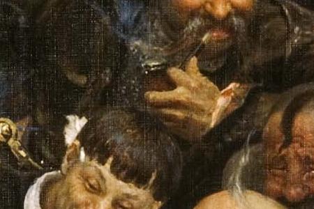 Фрагмент Запорожцы. 1880-1891.