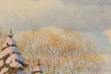 Фрагмент ЗИМА В ГОРАХ