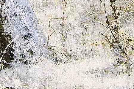 Фрагмент Зима в лесу(иней).1877.