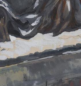 Фрагмент Зима в Версале