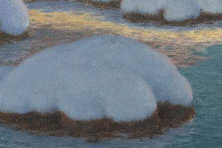 Фрагмент Зимний пейзаж