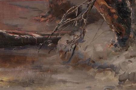 Фрагмент Зимний закат