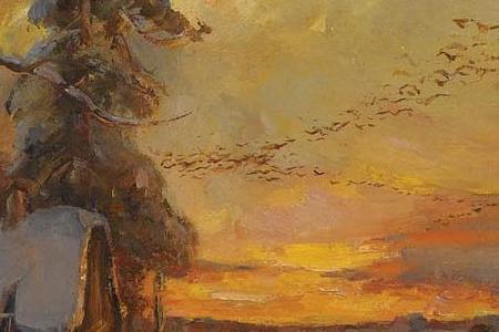 Фрагмент Зимний закат