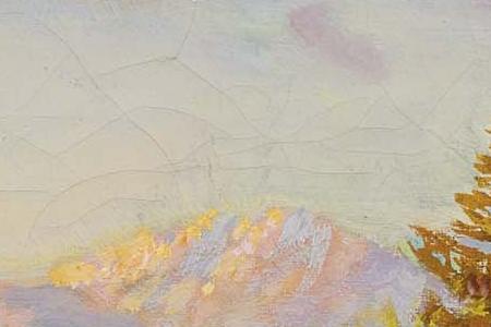 Фрагмент Зимний закат