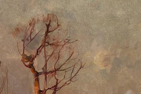 Фрагмент Зимнияя дорога