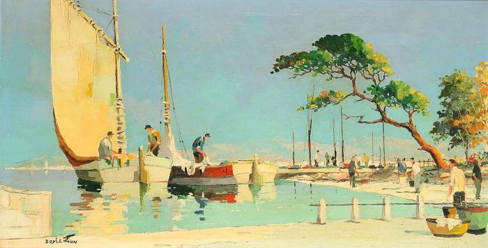 Fisherman coming ashorebears