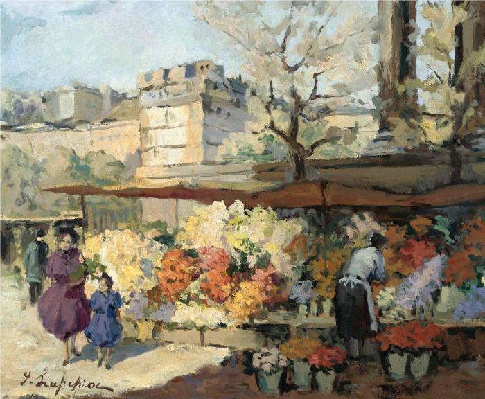 FLOWER MARKET AT LA MADELEINE