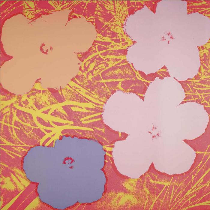 FLOWERS розовые на розовом