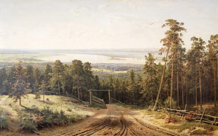 Кама длиз Елабуги.1895.