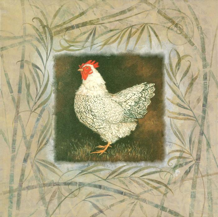 Курочка серо-зеленом