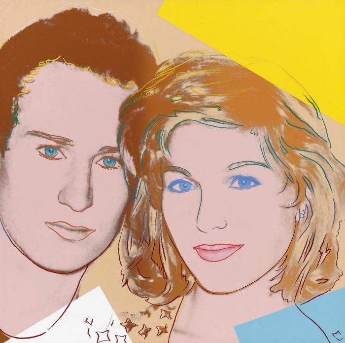 lPORTRAIT OF JOHN MCENROE AND TATUM O'NEAL