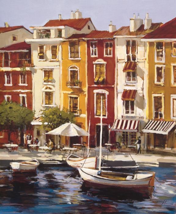 Mediterranean waterfront I.