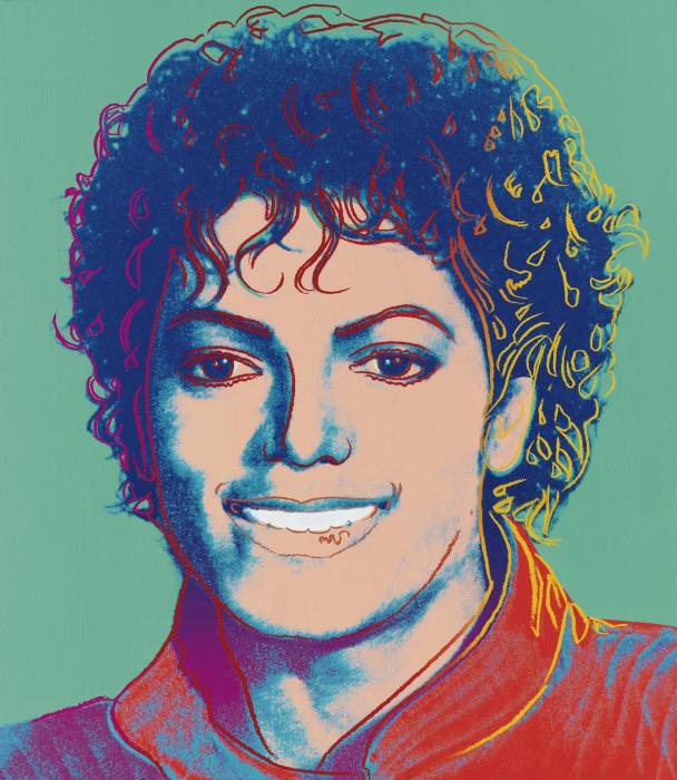 MICHAEL JACKSON салатовый фон