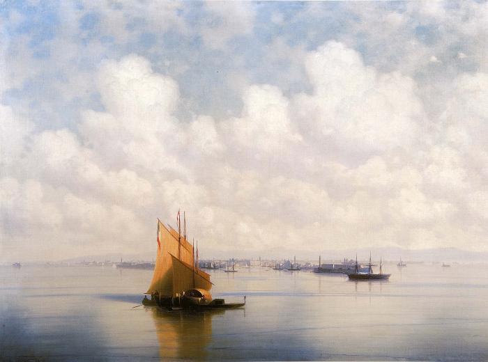 Морской пейзаж. 1871.