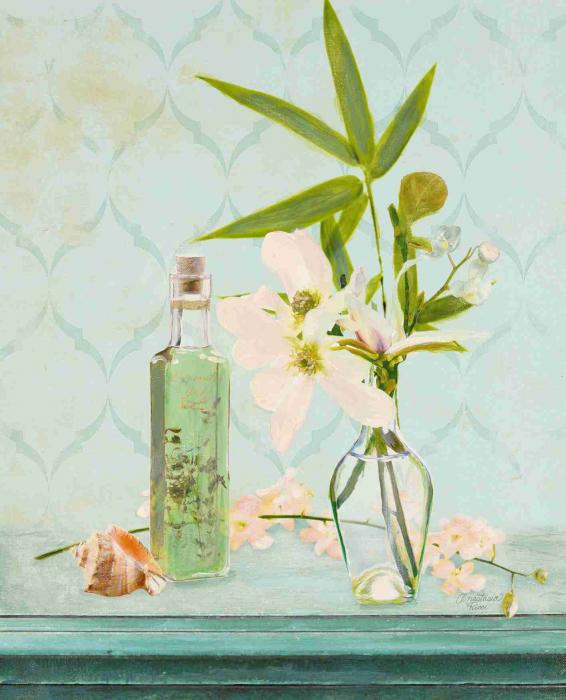 На  салатовом комоде 2