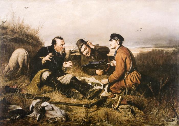 Охотники на привале.1871.