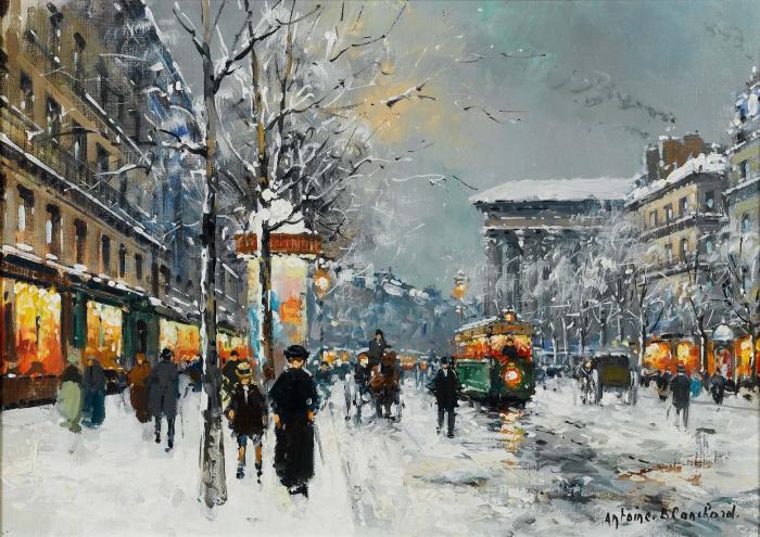 Paris dans la neige