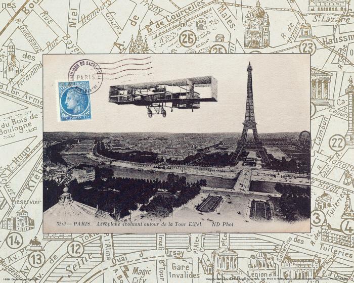 Париж старые фото 2, коллаж