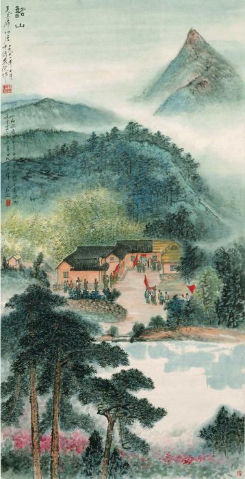 Пейзаж в серо-голубых тонах