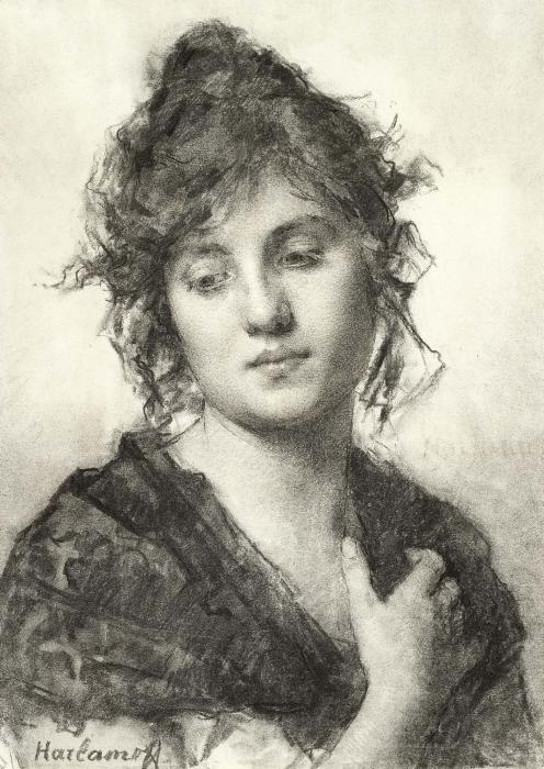 PORTRAIT OF A YOUNG WOMAN