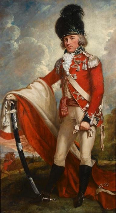 Portrait of an officer of the Queen