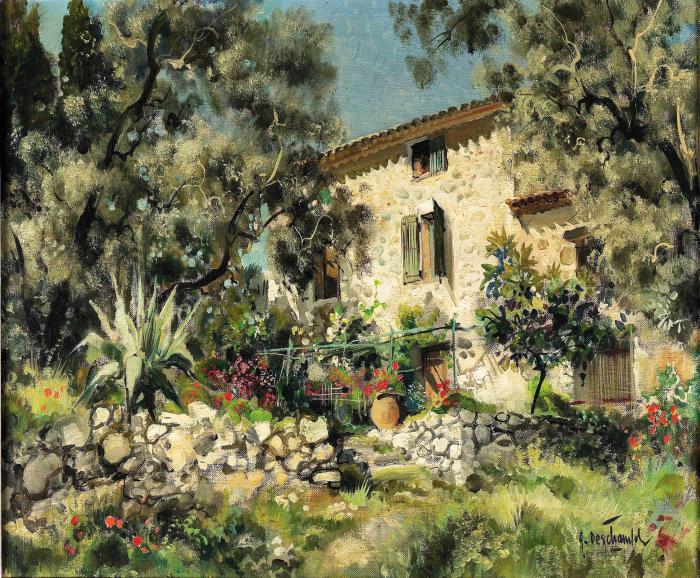 Провинция в горах Франции на юге