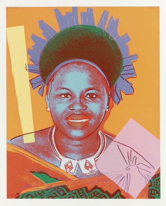 QUEEN NTOMBI TWALA оранжевый тон