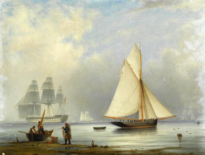 R.N., A Cutter Becalmed