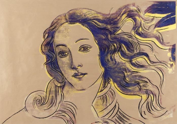 SANDRO BOTTICELLI BIRTH OF VENUS светло бежевый