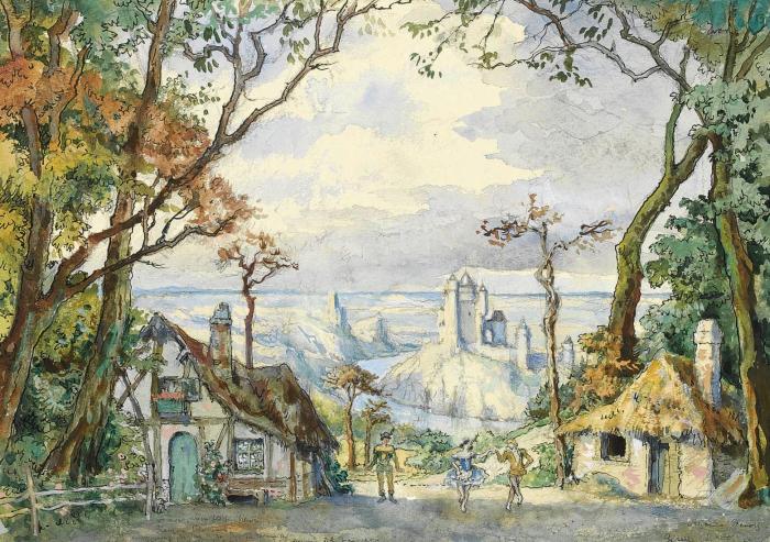 SET DESIGN FOR GISELLE