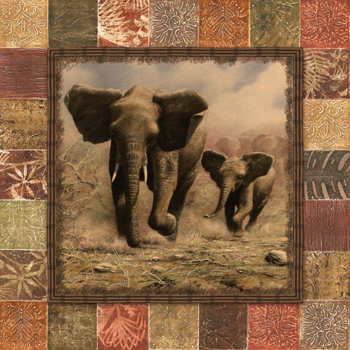 Слон и слоненок