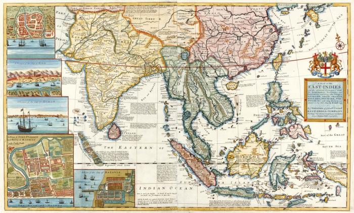 SOUTH EAST ASIA THE DAVID PARRY COLLECTION-OF MAPS