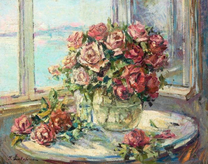 Still life with roses