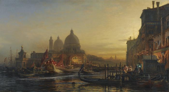 THE EVE OF THE CELEBRATION, SANTA MARIA DELLA SALUTE, VENICE